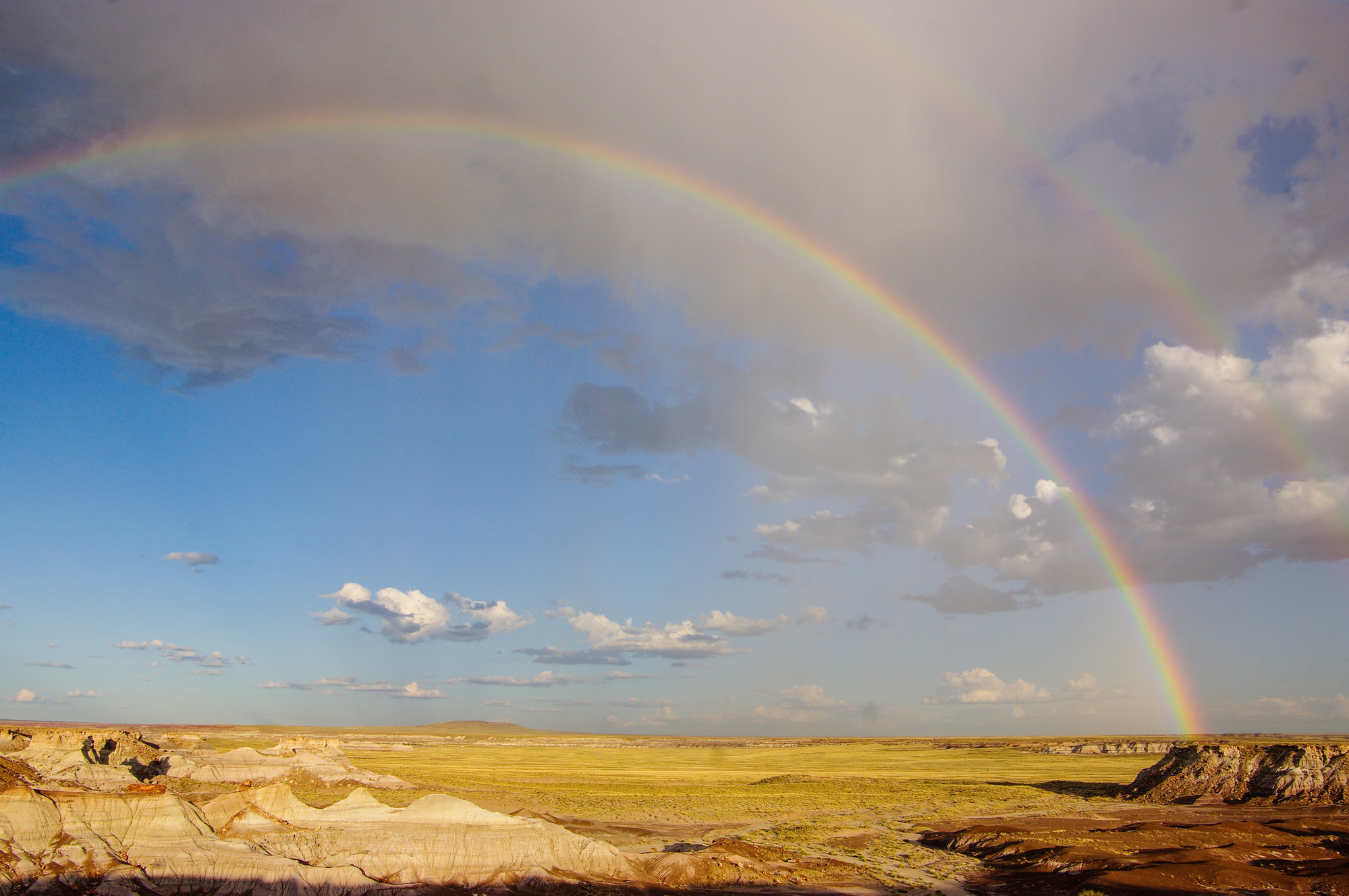 Rainbow from Blue Mesa Credit
