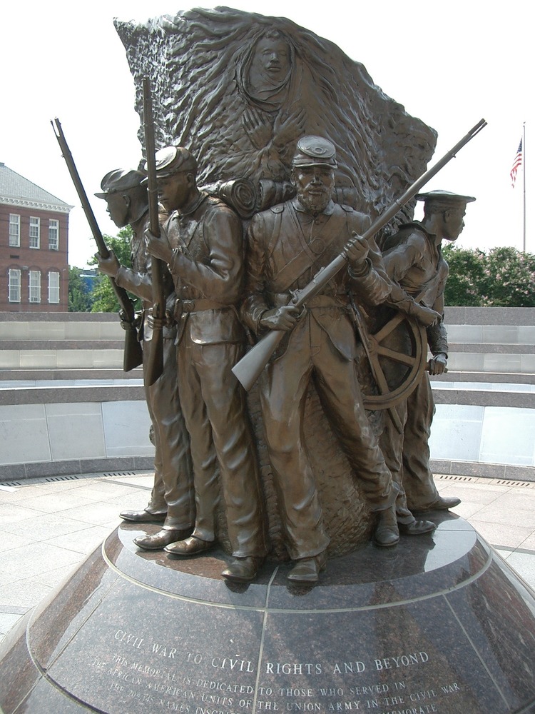 Located in the historic U Street NW neighborhood, the African American Civil War Memorial honors African American servicemen in the Civil War, listing each by name.