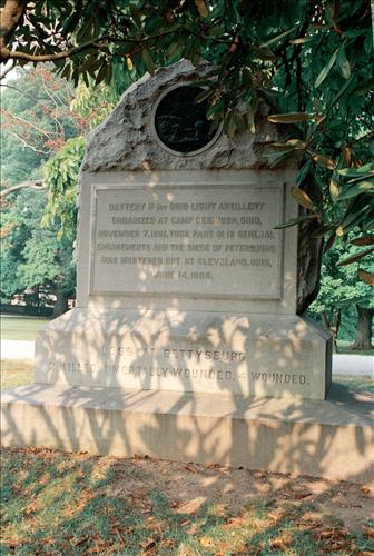 Battery H, 1st Ohio Artillery Monument