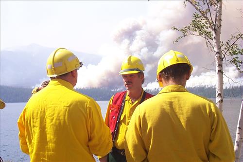 Media coverage of Robert Fire, Glacier National Park, 2003