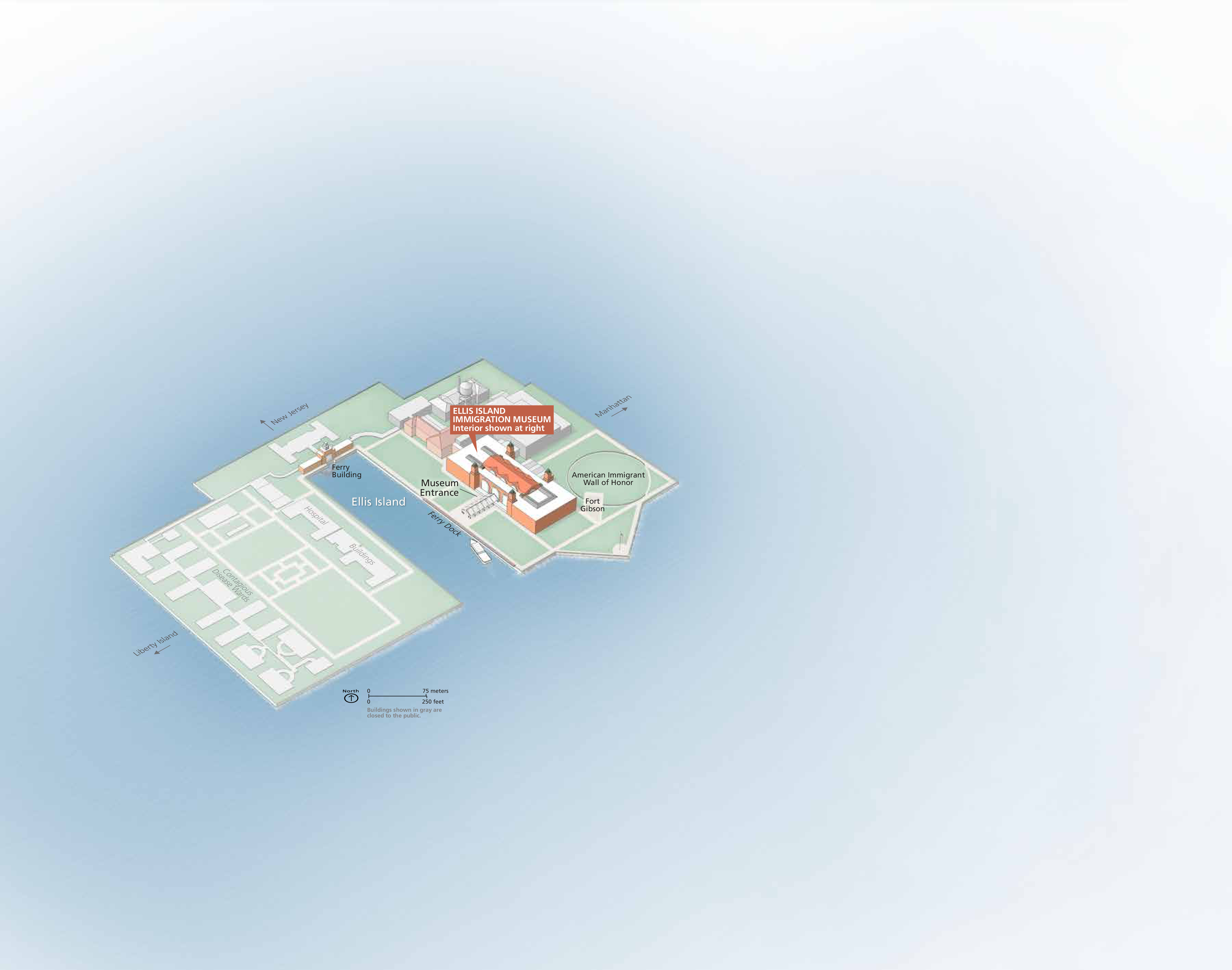 Statue of Liberty National Monument Ellis Island Park Map