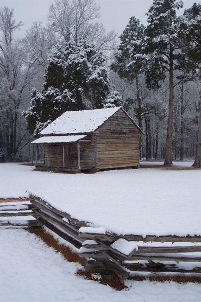 The only surviving structure from the Battle of Shiloh.