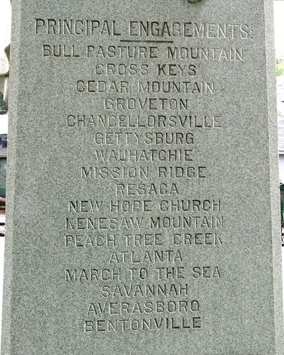 73rd Ohio Infantry Monument