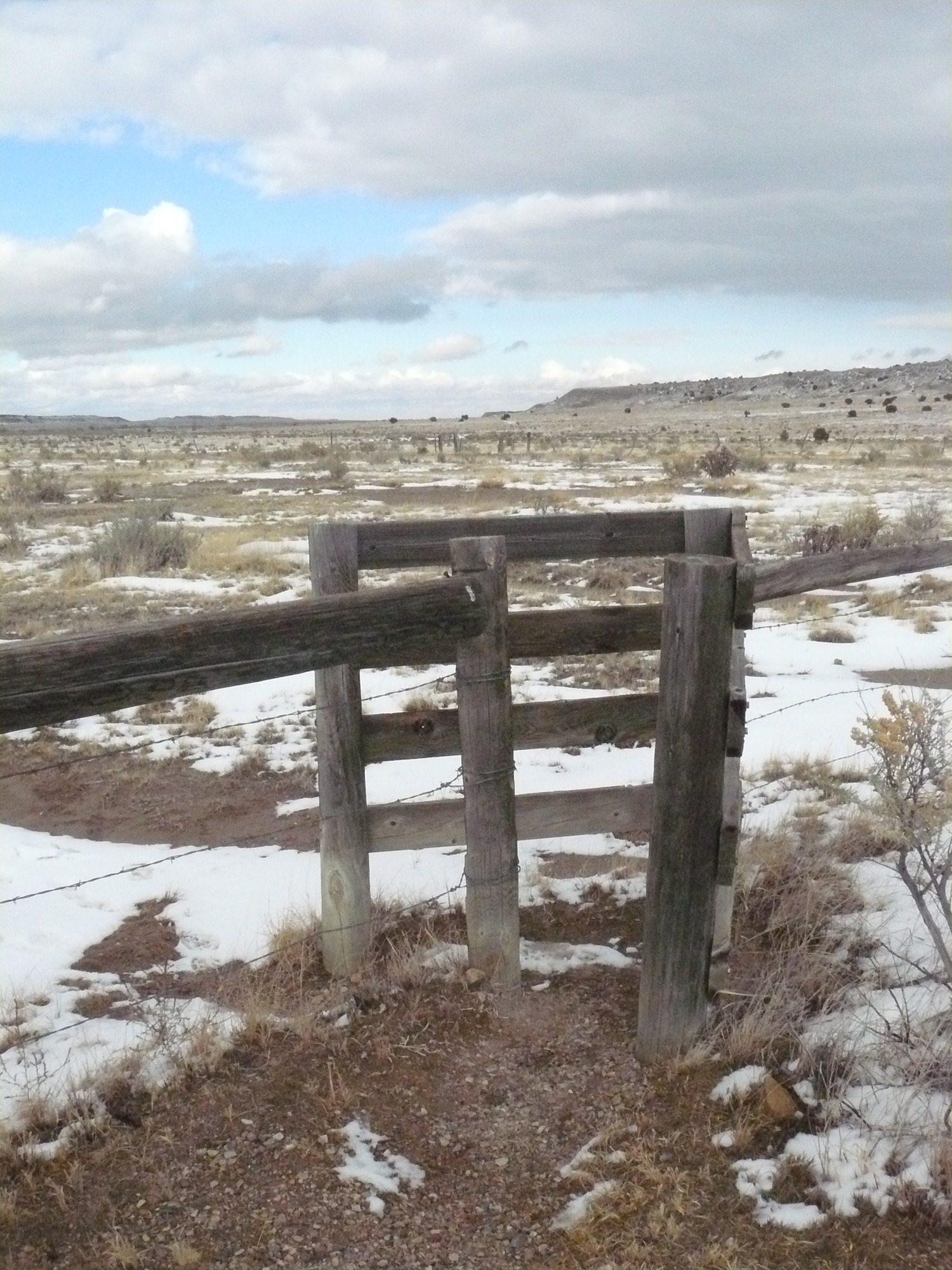 Fenced entrance into the walking trail at Timpas Creek Picnic Area in Comanche National Grassland (2)