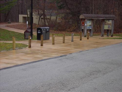 Replacement of walkway at Bailly Contact photo from the building INDU Nov 2009