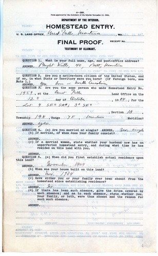 Scanned image of form. See description for text.