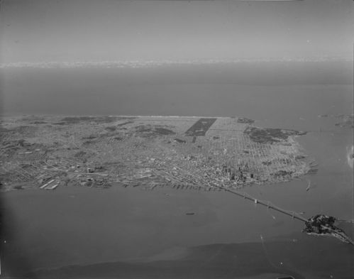 Sample of aerial photographs of San Francisco by photographer Don Maskell
