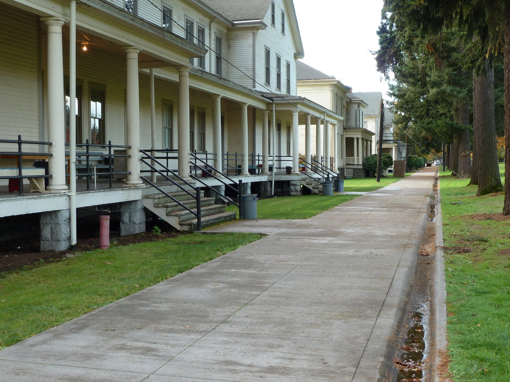Barracks and Parade Ground at Fort Vancouver National Historic Site