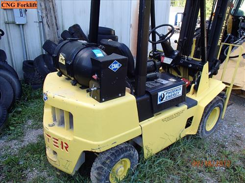 Hyster CNG Forklift at Big South Fork NRRA in 2012.