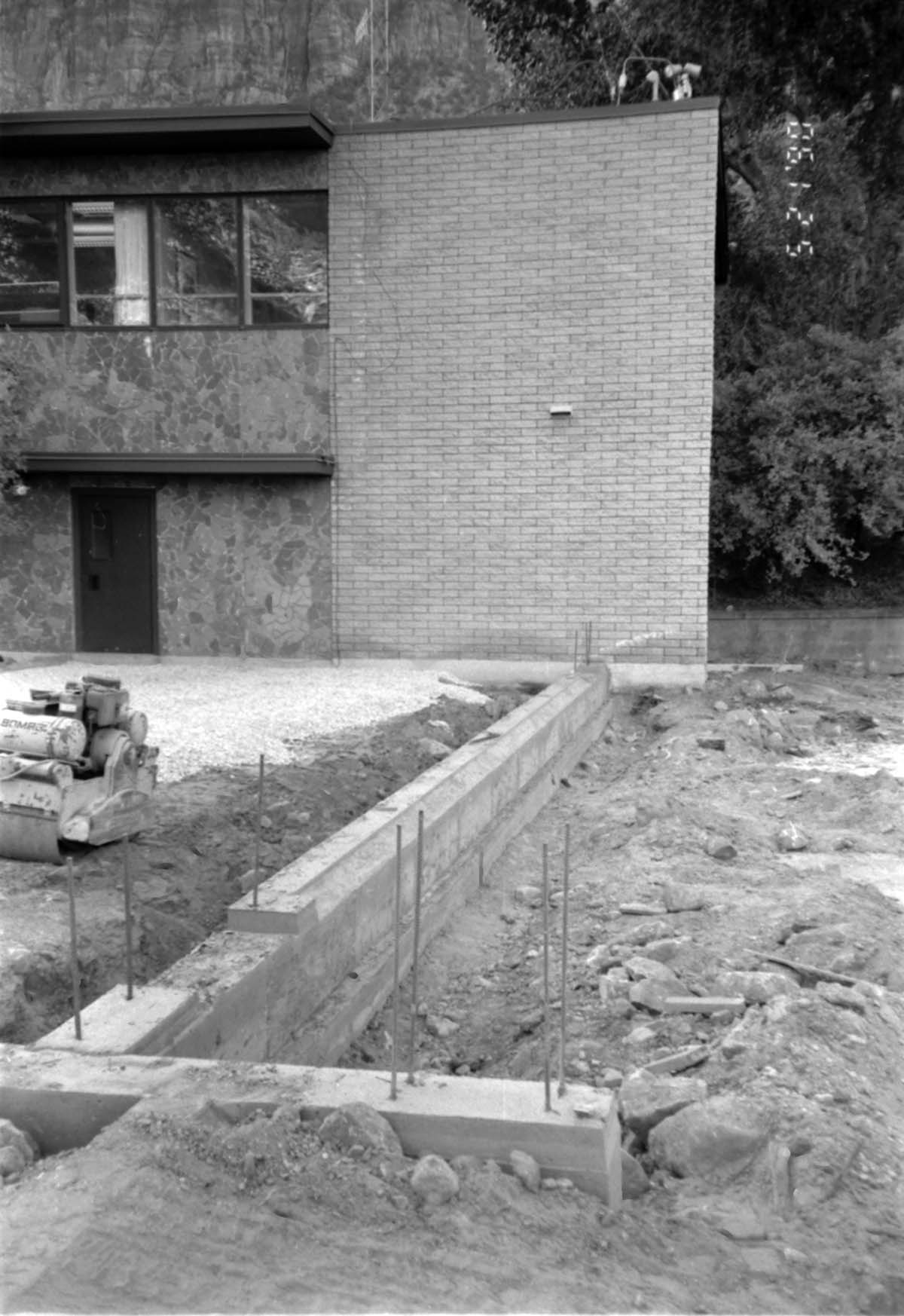 Construction of headquarters addition.