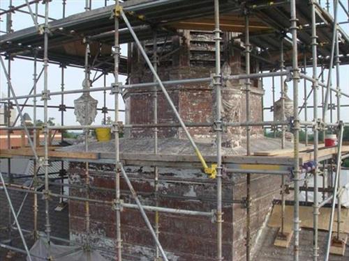 Clark Atlanta University; Arnett Hall roof restoration September 2010
