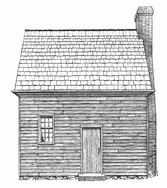 Wood dwelling typical to the town of Frederica.