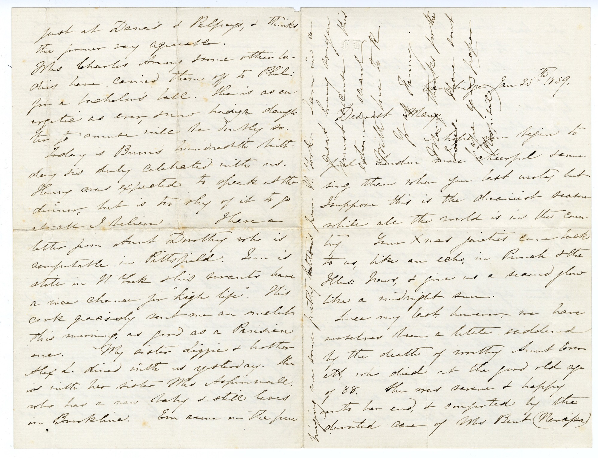 Manuscript letter