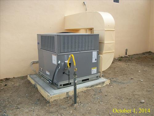 Installation of new HVAC system for Curation Room at AZRU VC