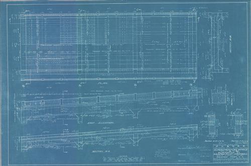 20454.BL-Painted Post, NY--Crossing Elimination of Painted Post-Campbell State Highway no. 5211 [1930]
