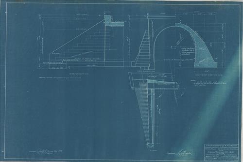 20047.BL-East of Blairstown, NJ--Arch bridge no. 18.01 over highway [1908]