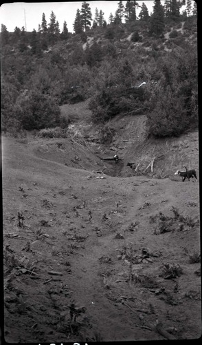 Earth tank, Corral Hollow.