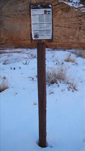 Wayside Exhibit Inventory Capitol Reef National Park January 2009 Group 1