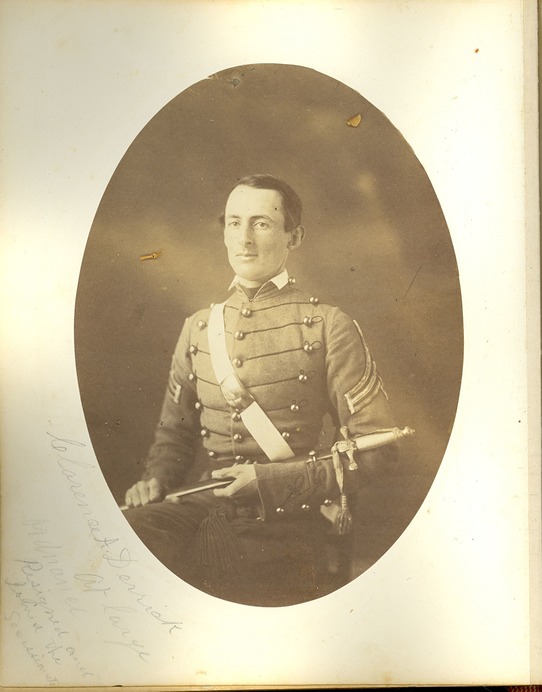 Clarence A Derrick in West Point Uniform, Class of 1861
