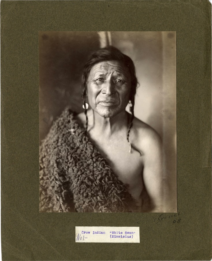 White Swan in a Buffalo Robe