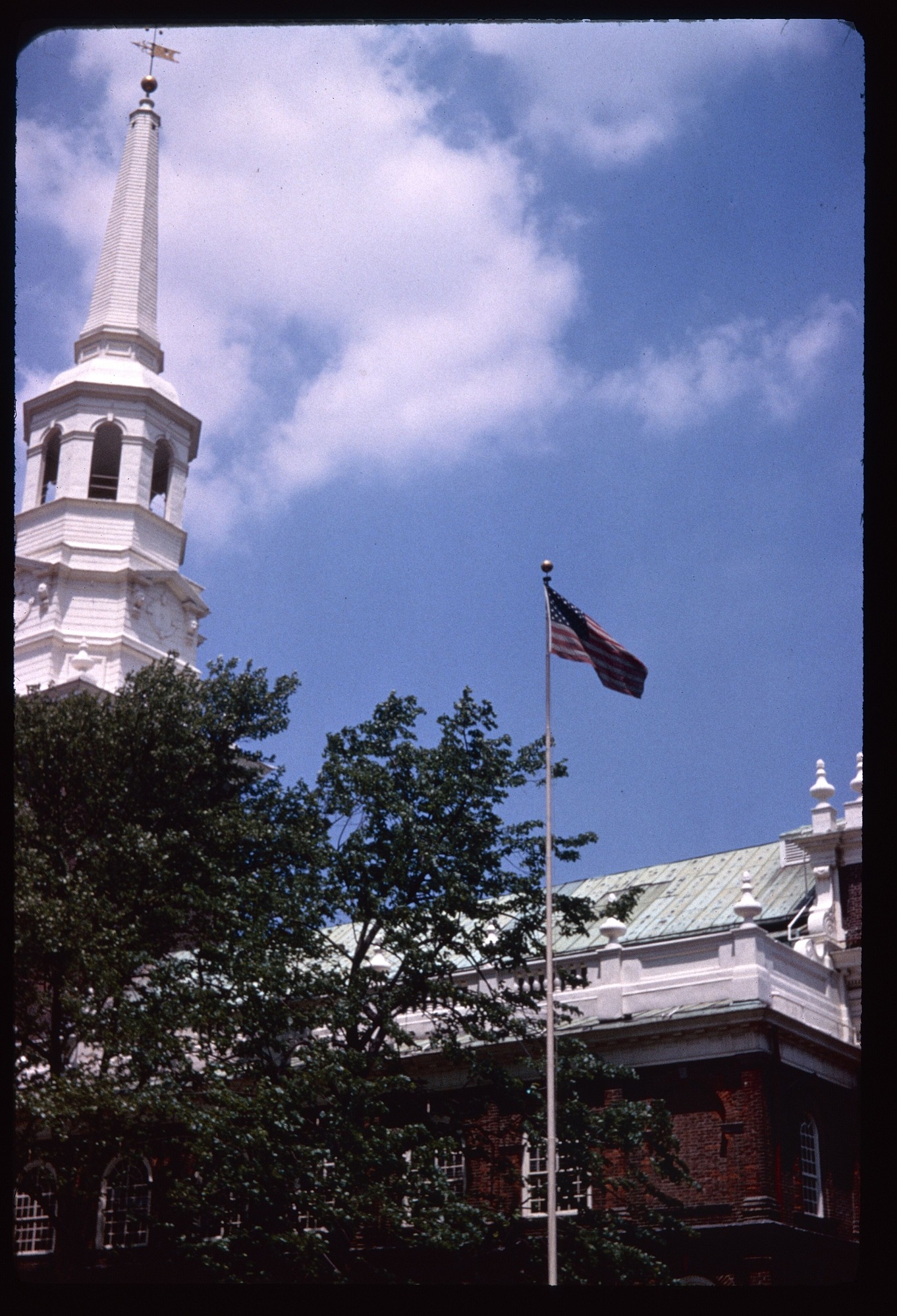 Tower and weather vane