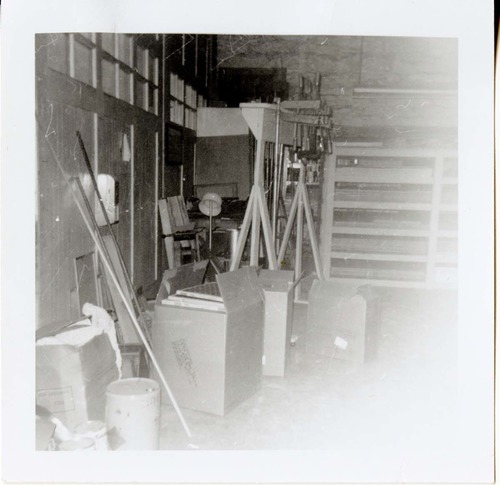 Interior of maintenance buildings.
