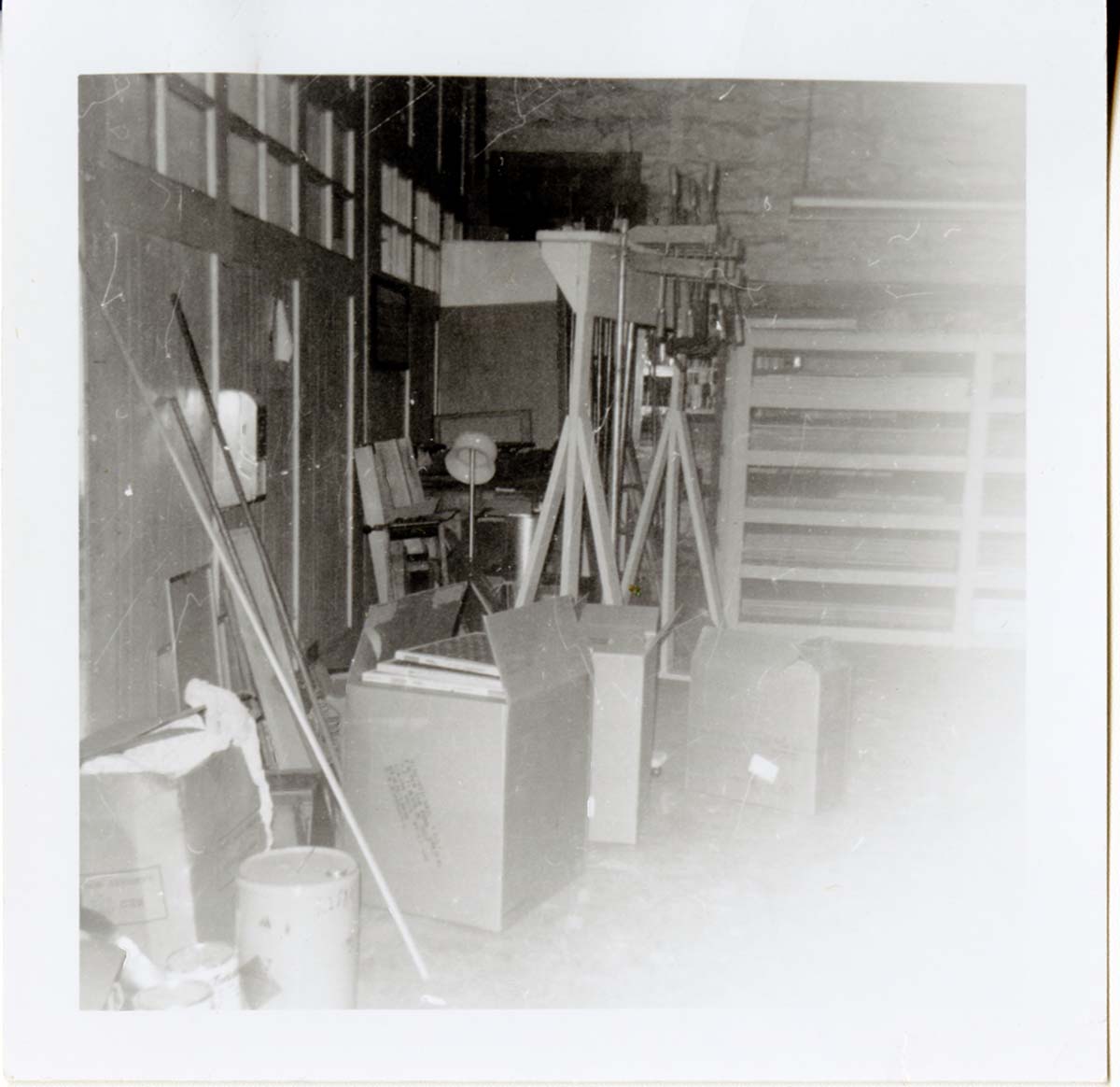 Interior of maintenance buildings.