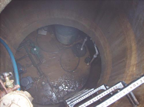 PISC-Damaged Well System at National Colonial Farm, January 6, 2009