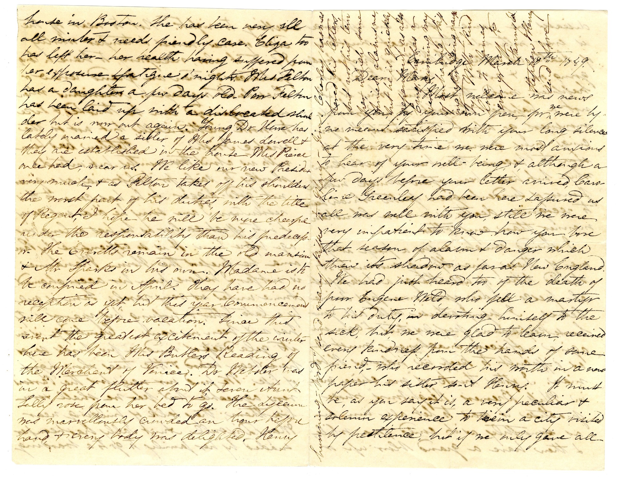 Manuscript letter