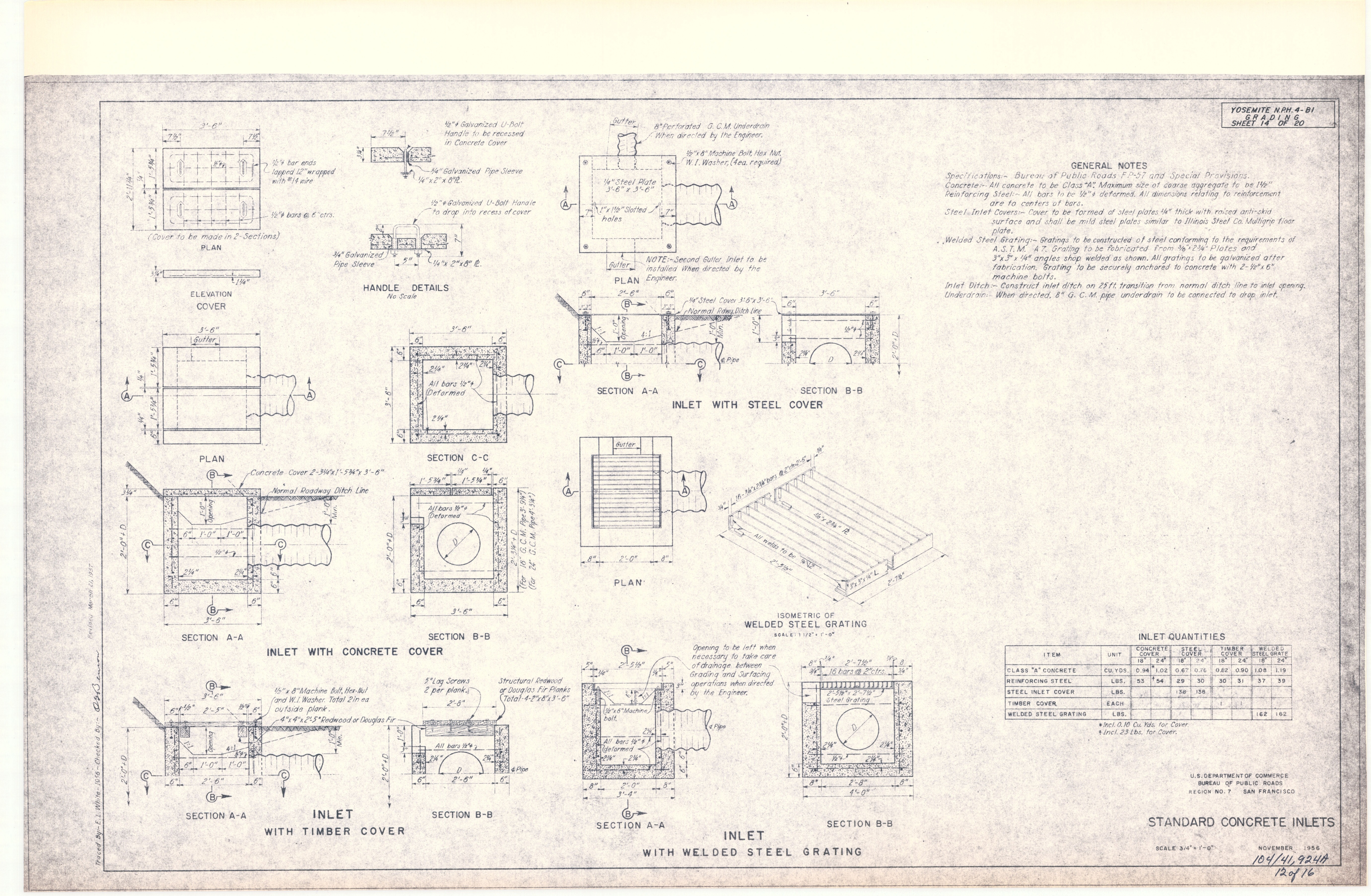 Standard Concrete Inlets