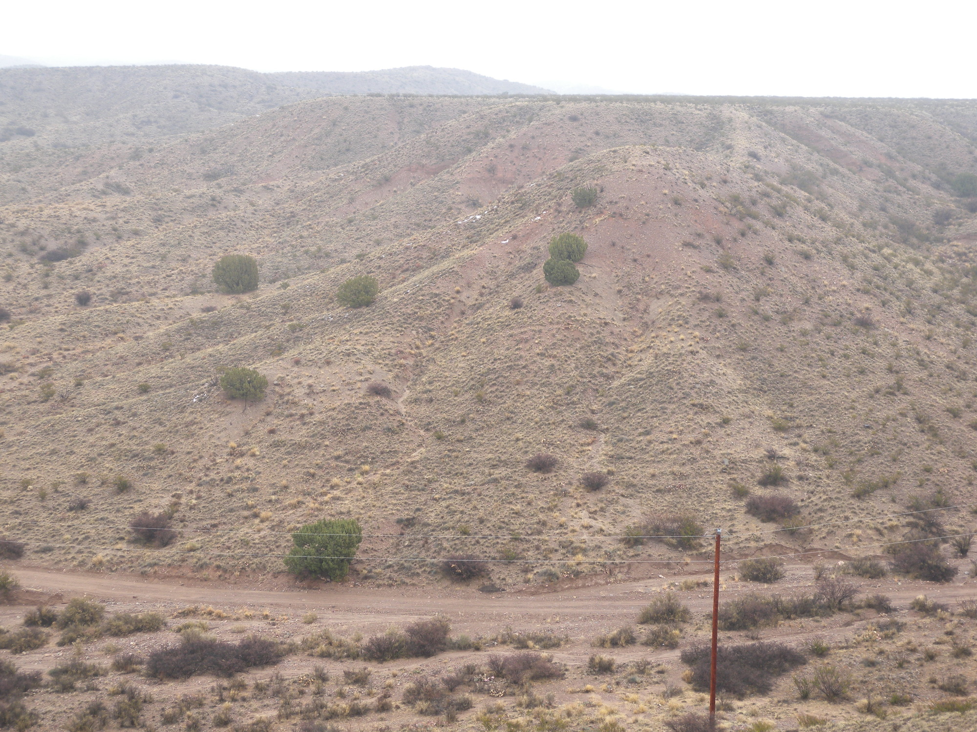 A panoramic view off of Bosquecito Road outside of Socorro, NM