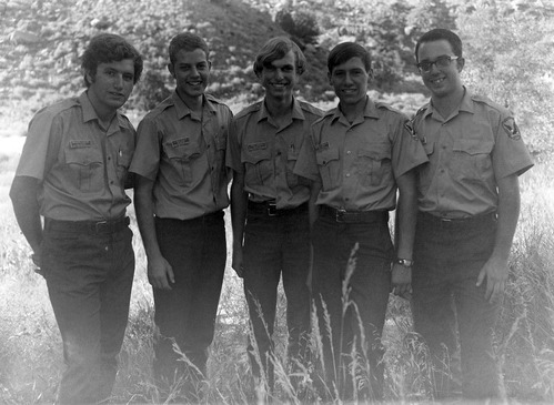 Student Conservation Association (SCA) park assistants, 1969.