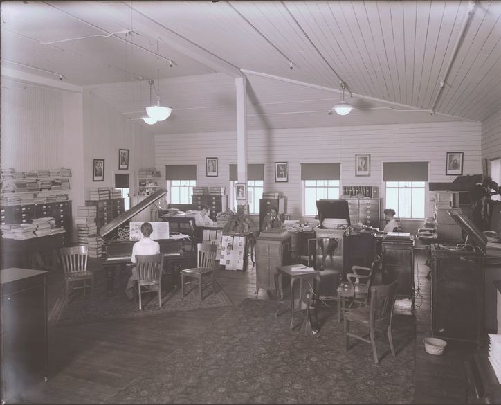 Edison Laboratory Music Room, January 8, 1917