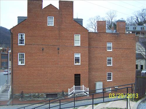 Views of the John Brown Museum Buildings in Historic Lower Town, Harpers Ferry NHP/NPS, West Virginia, Dated to March 29, 2013.