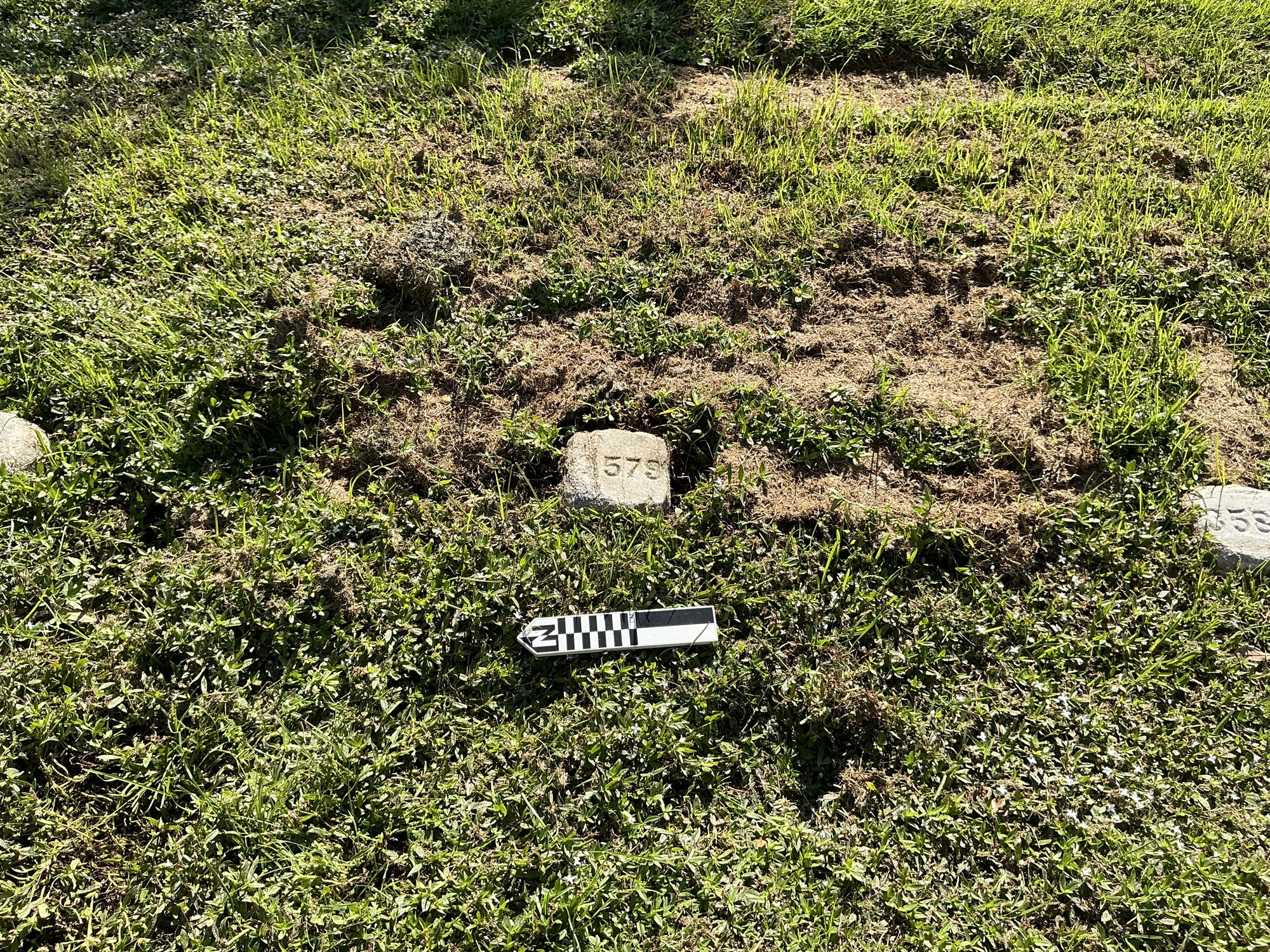 Extra image of flat marble marker