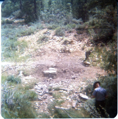 Workers during the sealing off of Sawmill Spring.