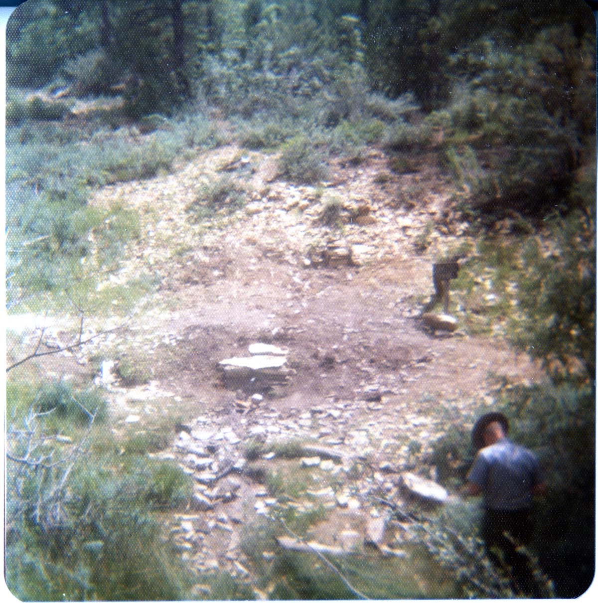 Workers during the sealing off of Sawmill Spring.