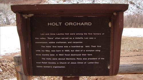 Wayside Exhibit Inventory Capitol Reef National Park January 2009 Group 2