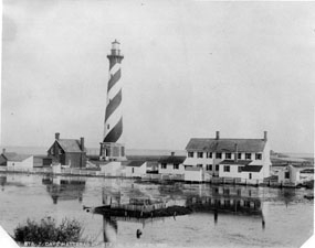 Cape Hatteras Light Station in 1893