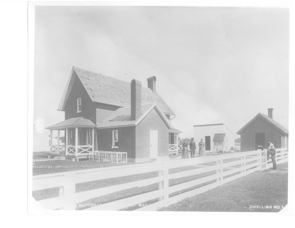 Principal Keeper's Quarters at Cape Hatteras in 1893