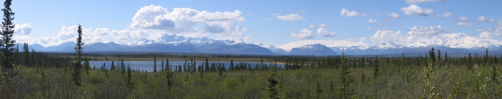 Wrangell Mountains from the Nabesna Road