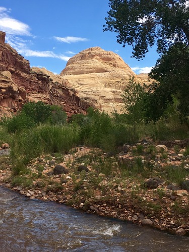 Capitol Dome and the Fremont River