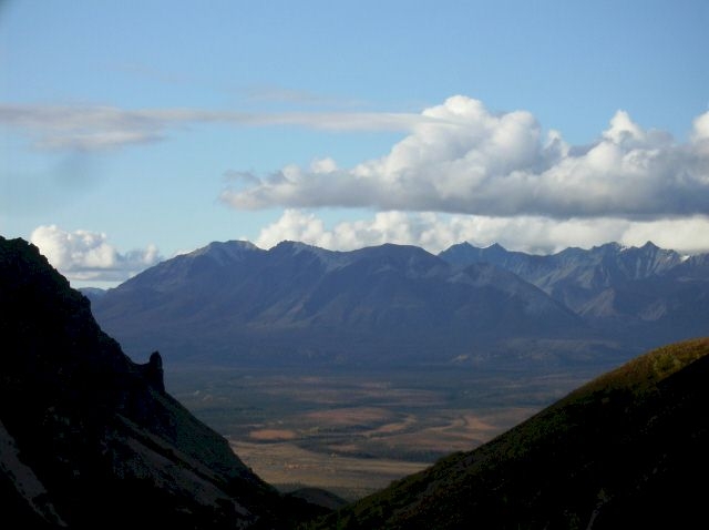 View of Mentasta Range from the Skookum Volcano Trail