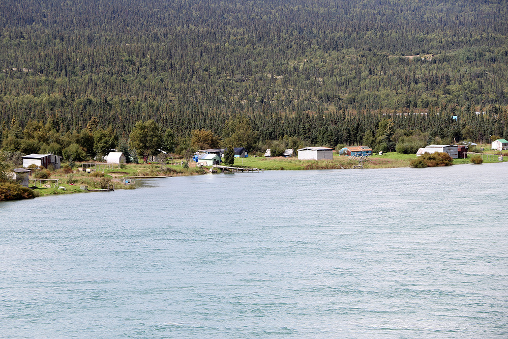 Fish Village on the bank of Newhalen River