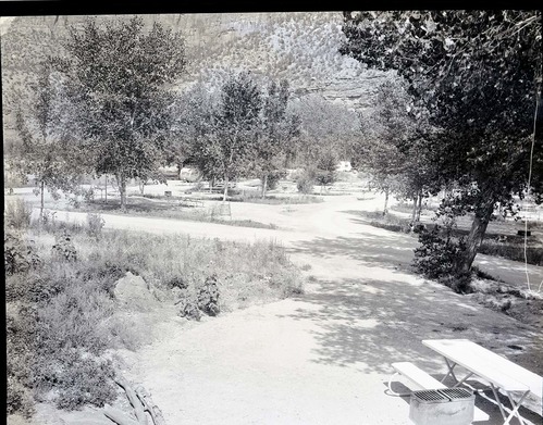 Completed South Campground area, showing sites, and visitor use.