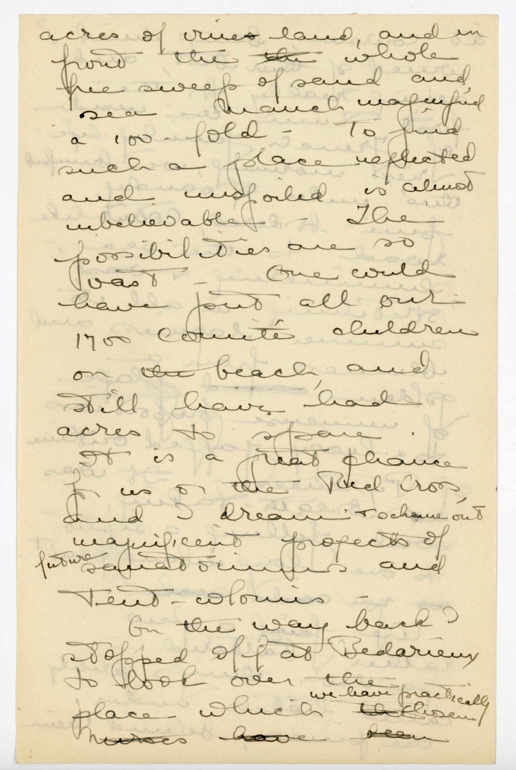 Manuscript letter