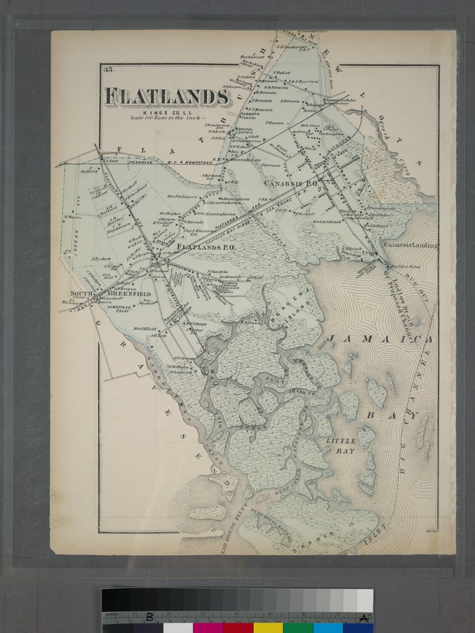 Map of Flatlands (part of Brooklyn)