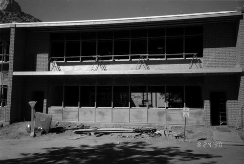 Construction of headquarters addition.