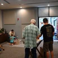 Wide view of the activities offered during Junior Ranger Summer Days.