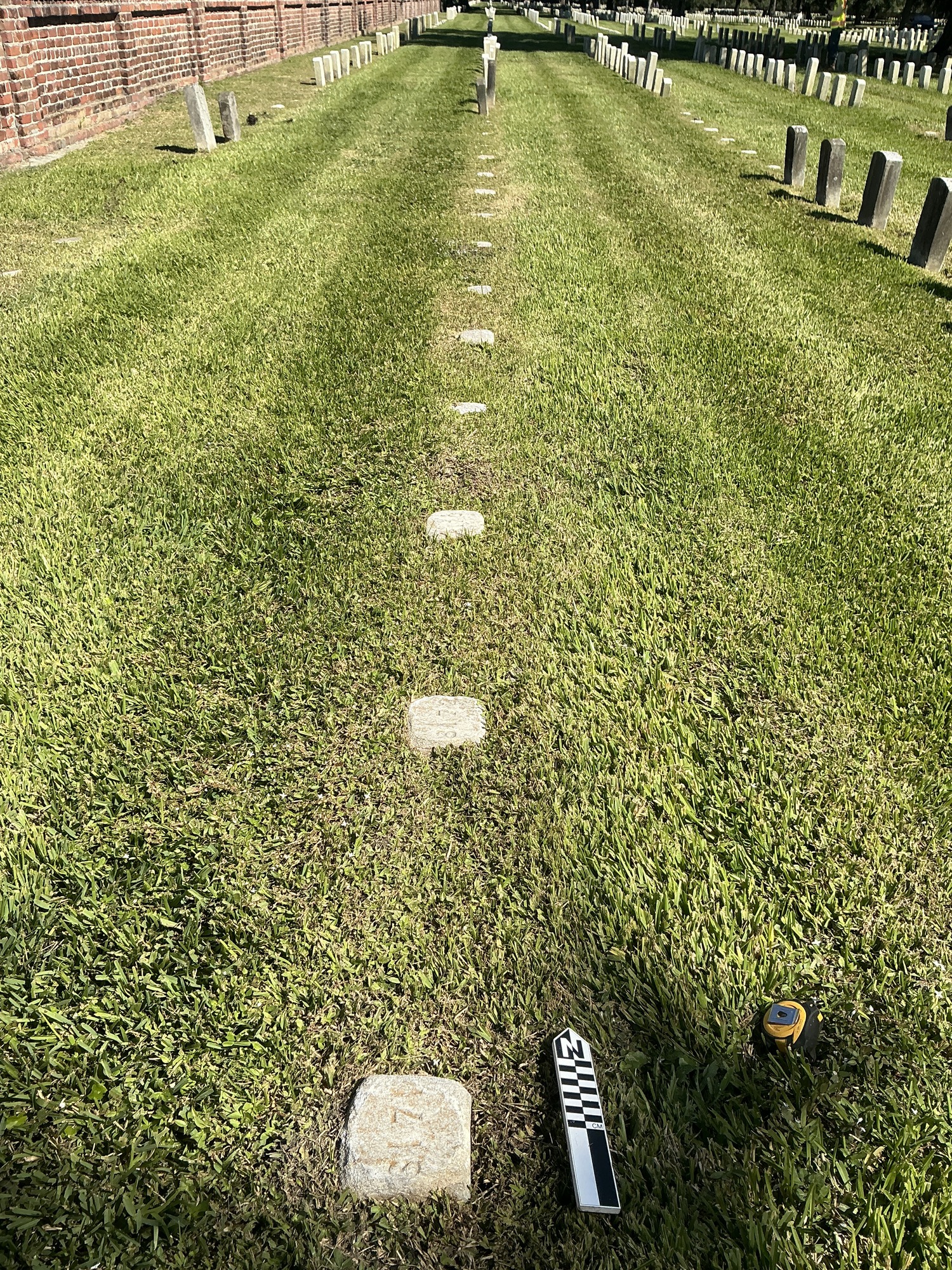 Extra image of flat marble marker